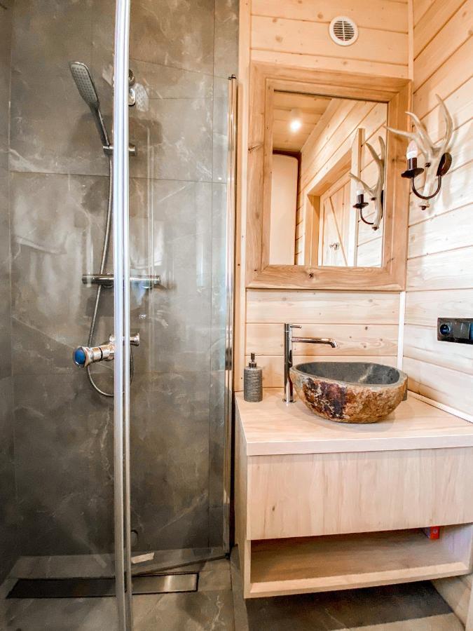 Osada Janosika Jacuzzi Drewniany Domek Na Odludziu Klikuszowa المظهر الخارجي الصورة